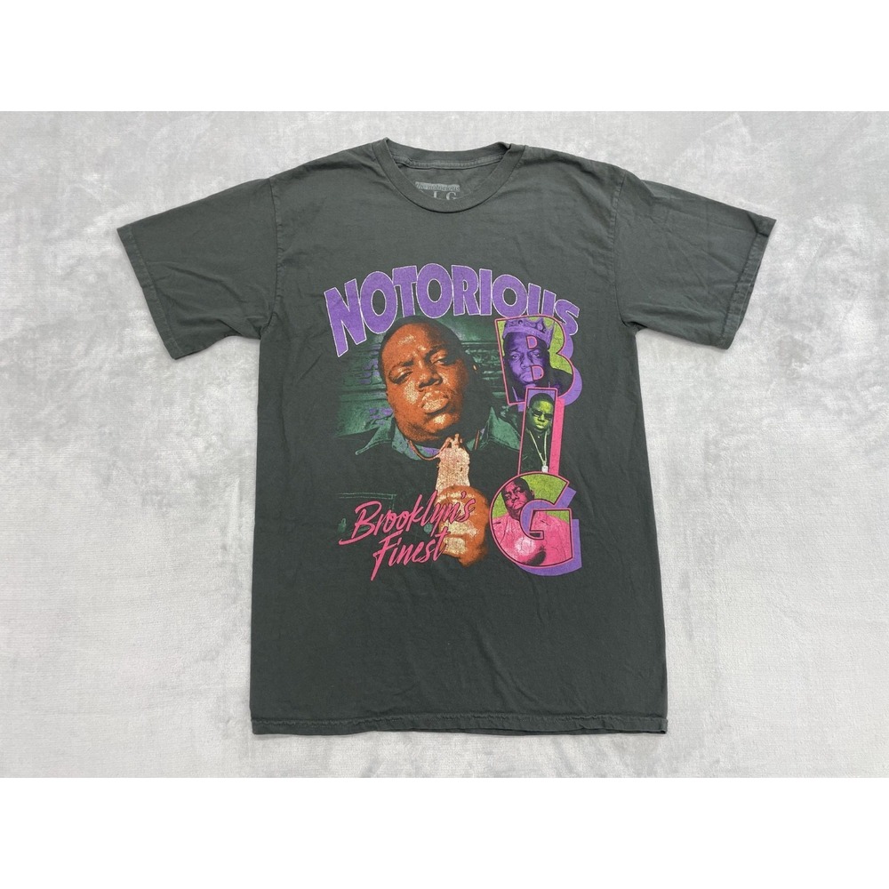 The Notorious B.I.G. Graphic T-Shirt Unisex M Black Hip Hop Rap Brooklyn